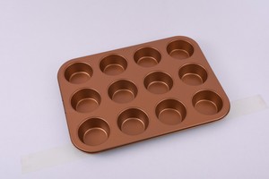 Food Grade Cupcake Baking Tray Tools Non-stick <strong>12</strong> <strong>Cups</strong> <strong>Coating</strong> Carbon Steel <strong>Muffin</strong> Cupcake Baking <strong>Pan</strong>