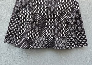 Veste sans manches matelassée noire imprimée à la main de style indien pour femme, best-seller de l'hiver, cadeau pour elle - Product Image 5