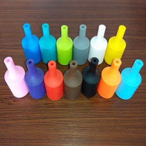 13 colour <span class=keywords><strong>E26</strong></span>/E27 đen trắng Silicone Đèn ổ cắm silicon bóng đèn chủ - Product Image 3