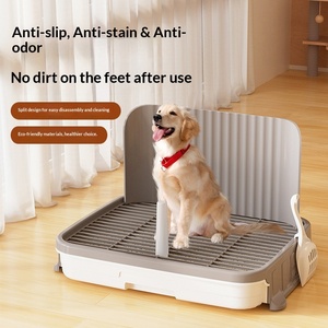 Toilette pour chien, détachable, anti-fuite, pot pour animaux de compagnie, cathéter simulé, <span class=keywords><strong>grille</strong></span> antidérapante, chiens de petite/moyenne taille, grande capacité, écologique, PP - Product Image 4