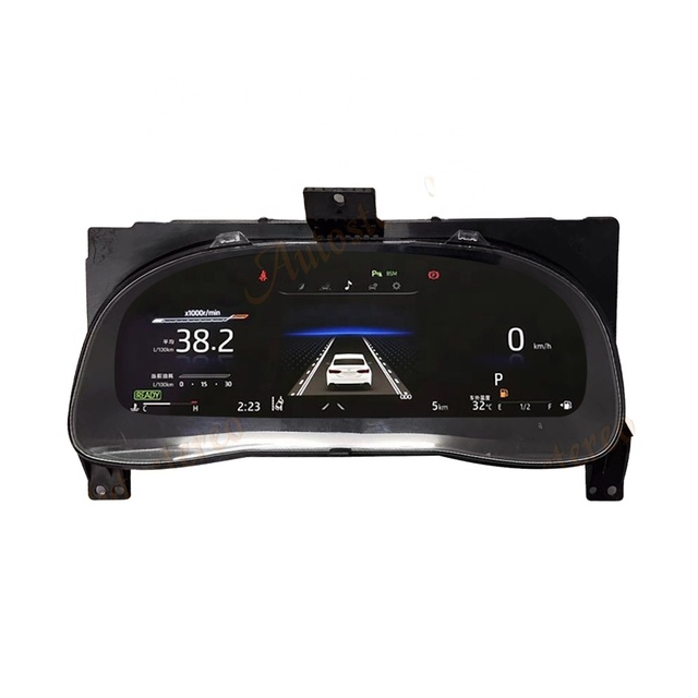 Autostereo Android 13 Digital Cluster Cockpit for Toyota Camry 2012-2016 LCD Instrument Virtual Cockpit Speed Meter Dashboard