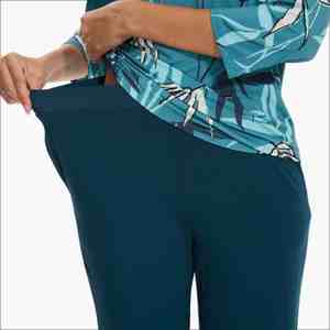 Customized <b>Women</b> Sleepwear Nine-inch Pants Full Printed <b>Tops</b> Two Pieces Pajama Sets For <b>Women</b> Young Ladies Loungewear Wholesale - Product Image 3