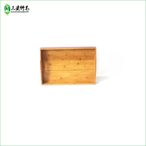 Bamboo and wood rectangular <b>tea</b> <b>tray</b>, solid wood household <b>tea</b> set, water cup <b>tray</b>, Japanese style wooden bread plate, - Product Image 4