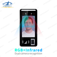 HFSecurity FR05 Appareil biométrique de reconnaissance faciale Wifi 5 pouces avec logiciel de pointage des heures et batterie de secours