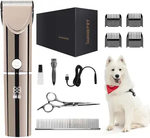 Cortadora de pelo eléctrica profesional para mascotas, para aseo de animales, gatos y perros
