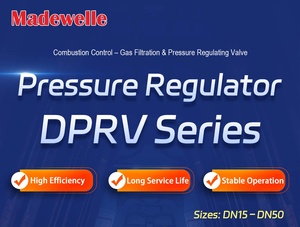 Válvula Reguladora de Presión de Gas con Conexión de Brida Roscada, Clase AC10 Hidráulica para Tuberías de Calderas Industriales - Product Image 2