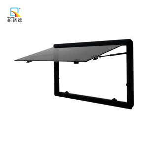 <span class=keywords><strong>Moustiquaire</strong></span> pare-soleil pour fenêtre de camping-car à suspension supérieure en acrylique à angle droit avec cadre en aluminium noir, vente directe usine Yongan - Product Image 3