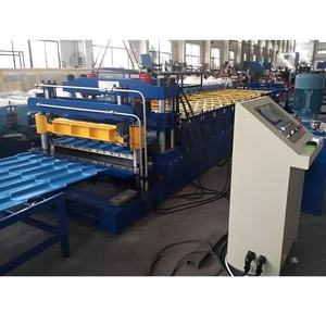 멕시코 인기있는 아연 색 코팅 <span class=keywords><strong>Q</strong></span> 단계 타일 만들기 기계 유약 타일 지붕 시트 롤 성형 기계 - Product Image 3