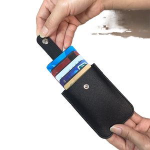 Cartera con tarjetero RFID compacto para mujer, Funda clásica de viaje de negocios con forro de PVC, monedero corto para mujer, novedad - Product Image 1