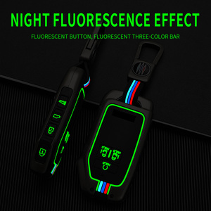 Étui de protection pour clé de voiture en alliage de zinc et gel de silice pour <span class=keywords><strong>KIA</strong></span> Carnival EV6 GTLINE <span class=keywords><strong>Sportage</strong></span> K5, <span class=keywords><strong>porte</strong></span>-clés à 7 boutons, sac à clés - Product Image 3