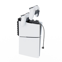 Support de chargement à double contrôleur avec ventilateur de refroidissement RVB pour PS5 Slim HBP-559