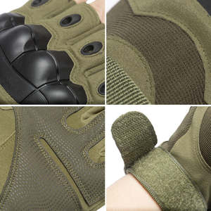 Sky Hope Hard Finger Knot No Finger Montañismo Deportes al aire libre Ejercicio Caza Tiro <span class=keywords><strong>Combate</strong></span> Medio dedo Guantes tácticos - Product Image 6