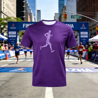 T-shirt de sport pour homme en polyester interlock à séchage rapide, léger, pour la course et la gym, avec faible MOQ, idéal pour la sublimation