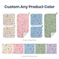 Ensemble cadeau personnalisé en mousseline pour bébé, 4 pièces, avec couverture de sécurité pour bébé, lingettes pour bébé, bavoir et couverture pour bébé, imprimé / uni