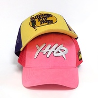 Casquettes de baseball trucker unisexe réglables en suède et maille à 6 panneaux pour filles, avec logo brodé personnalisé, OEM, de luxe, pour bière artisanale