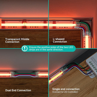 FCOB FOB 2Pin 3Pin 4Pin 5Pin 6Pin 8Mm 10Mm 12Mm Sin soldadura Cob Led Strip Connector