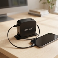 Ausziehbares Handy-Ladekabel mit Aufrollmechanismus Typ C Android Micro USB Einziehbares Kabel DYH-1707 1,2m Einziehbares USB-C-Kabel