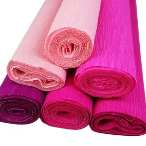 Wholesale DIY 70g Premium <strong>Wrapping</strong> Italian Crepe <strong>Paper</strong> <strong>Rolls</strong> - Product Image 1