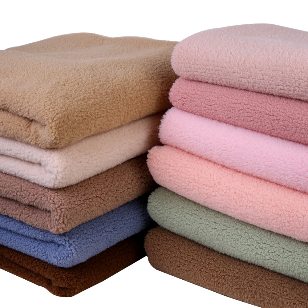 100% Polyester Fabric Fleece Faux Fur Fabric Boucle Plush Fabric For Toys Scarfs Hats Shoes Accessories