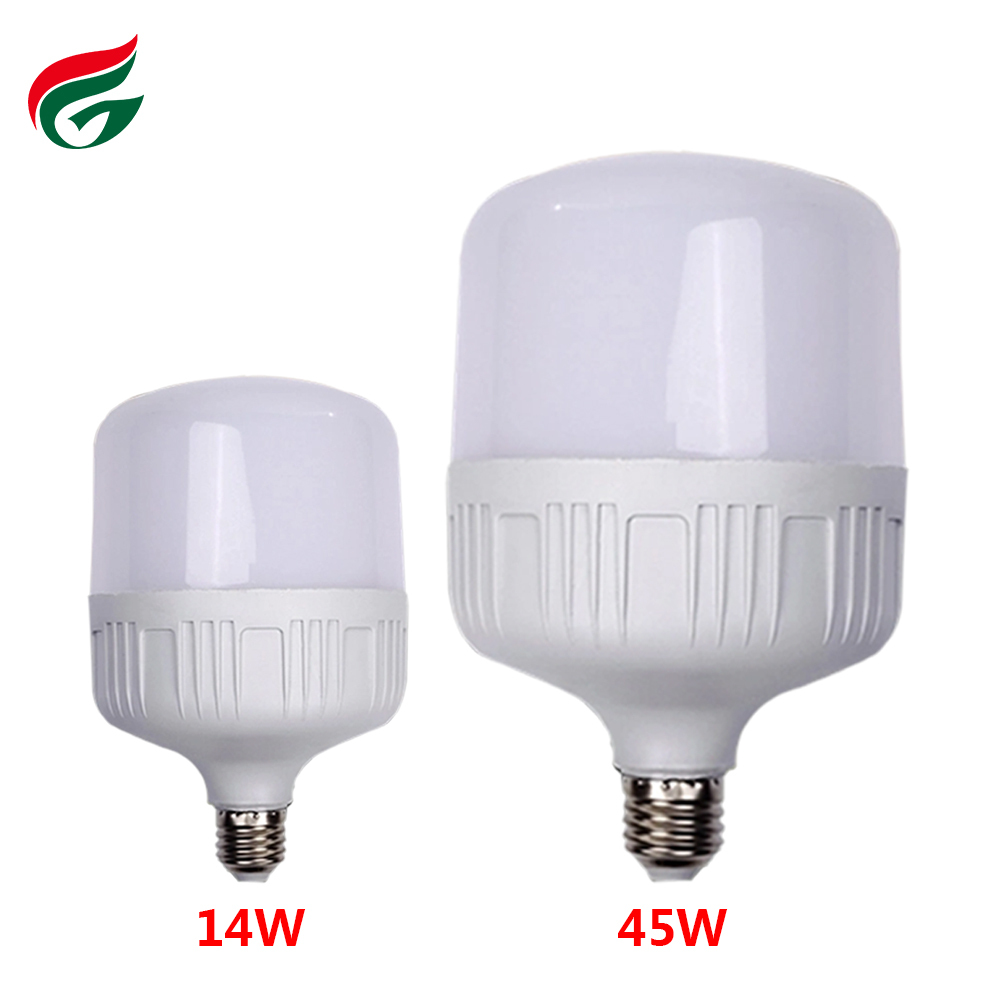 Offre Spéciale E27 B22 PLASTIQUE 175-265V AMPOULE haute luminosité 5W 10W 14W 18W 28W 36W 45W 65W taiwan ampoule led chaîne de lumière