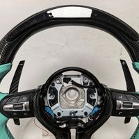 Volant en fibre de carbone à fond plat avec LED pour BMW F30 F10 F11 F20 M3 M5 F21 F31 F32 F33 F22 F25 F34 F36 F01 F23 F06 F07 X3 X5