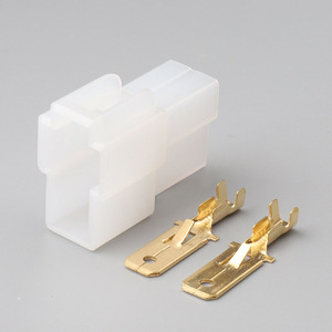 ขั้วต่อไฟฟ้าอัตโนมัติ OEM ขนาด 6.3 มม. ประเภทต่างๆ, ขั้วต่อไฟฟ้าแบบ 2 ขา ตัวผู้และตัวเมีย - Product Image 3