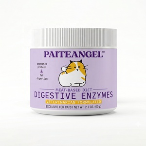 Polvo de Enzimas Digestivas Felinas Optimizado para la Digestión de Proteínas y Grasas en Dietas a Base de Carne, Frasco de 60g, PAITEANGEL - Product Image 6