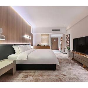 Su misura di alta qualità mobili commerciali Hotel camera per gli ospiti Set camera da letto moderna camera Standard Set mobili Hotel - Product Image 2