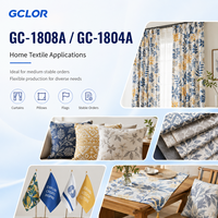 Impresora de Sublimación Digital GCLOR GC-1808A de 1820 mm para Cabezal I3200, Máquina de Impresión Textil de Poliéster de Alta Velocidad con Rollo de Papel, Nueva