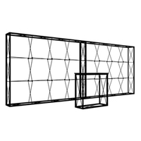 SEG Pop - Cadre en aluminium pliable et modulaire léger 10x20 pieds pour sublimation, toile de fond d'exposition et de salon professionnel