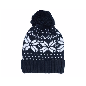 Concevez votre propre <span class=keywords><strong>bonnet</strong></span> <span class=keywords><strong>bleu</strong></span> <span class=keywords><strong>marine</strong></span> uni avec pompon, <span class=keywords><strong>bonnet</strong></span> de tête de mort en tricot chaud, <span class=keywords><strong>bonnet</strong></span> à manchette souple, logo entièrement personnalisé, chapeau d'hiver pour hommes et femmes - Product Image 5
