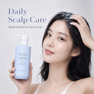 Shampoo OEM ODM con Etichetta Privata GHK-CU al Peptide di Rame Blu, Delicato per <span class=keywords><strong>la</strong></span> Pulizia <span class=keywords><strong>del</strong></span> Cuoio Capelluto, Cura dei Capelli Secchi e Crespi - Product Image 4
