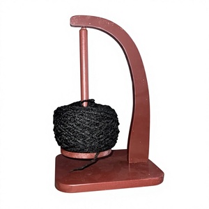 AZ ENTERPRISES AZE-YS056 Eco-Friendly Portable Wooden Double Spindle Yarn Holder & Spinner Stand for Knitting <b>Crochet</b> Sewing - Product Image 6