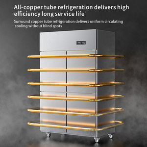 Energy-Saving Stainless Steel Reach-In Refrigerator Four Doors Freecooling Compatible Auto Defrost Eco Mode Large Kitchen BC-980 - Product Image 4