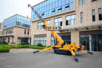 Grue araignée de 1 tonne à 3 tonnes, petite grue hydraulique sur chenilles pour la construction intérieure et extérieure