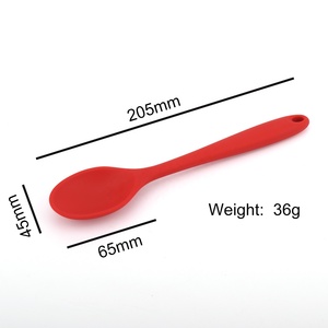 ไม้พายยางซิลิโคนทนความร้อน ช้อนหลากสีสำหรับเครื่องครัวแบบไม่ติดกระทะ - Product Image 3