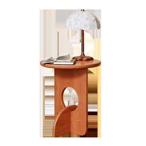 Table basse en bois massif, design moderne contemporain, meubles de petite taille durables et écologiques, table gain de place, vente en gros - Product Image 1