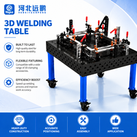 Système de grille de table de soudage 3D en fonte nitrurée standard D28, modulaire et flexible pour la fabrication métallique de précision