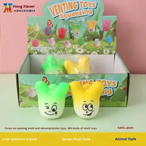 Spring Onion Stress Toy - <b>Fidget</b> Toys for Office Desk, Anxiety Relief, Squishy Mochi Toy, Bulk Wholesale Manufacturer - Product Image 3