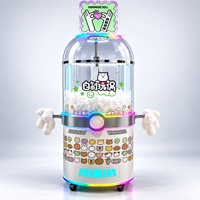 Machine à rembourrer les poupées en peluche DIY avec lumière LED, cabinet transparent, équipement de fabrication de jouets interactifs personnalisé OEM ODM