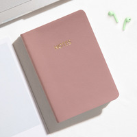 Personalisiertes Logo: Direkt vom Hersteller – Büro & Schule Tragbares Notizbuch A6 aus Leder/PU mit Linien, Karos oder leeren Seiten