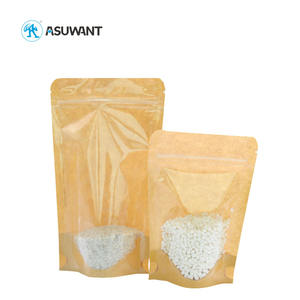 Bolsa de papel Kraft reciclable, bolsa de café ecológica con estampado personalizado, embalaje Biodegradable en polvo - Product Image 3