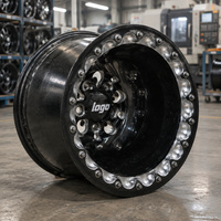 Velg Tempa WELD Delta-1 PS 16x16 Tiga Bagian untuk Balap Drag, Ring 15-22 Inci Double Beadlock untuk Camaro Pro Stock Nova Oldsmobile