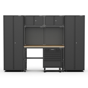 For 8-Piece Steel Home & Garage <b>Storage</b> <b>Tool</b> Trolley <b>Cabinet</b> With Powder Coated Supports Customized DIY OEM/OBM Options 20CM8C W - Product Image 2
