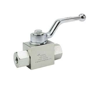 Vanne à bille haute pression KHB-G1/8 en acier au carbone, filetage externe DN06 PN315, vanne d'isolation hydraulique - Product Image 1