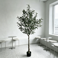 Neuheiten Raumdekoration Künstlicher Olivenbaum Grüne Kunstpflanzen Partydekoration Hochzeits-Blumenarrangements