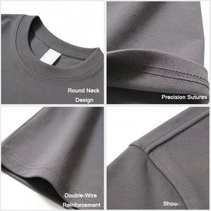 Camisetas de Cuello Redondo para Hombre, Personalizables con Logotipo, Corte Regular, 100% Algodón, 260 g/m², Gruesas, Suaves, Transpirables, Tallas Grandes - Product Image 2