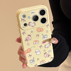 เคส TPU นิ่มมีปุ่ม Ai สำหรับ <span class=keywords><strong>iPhone</strong></span> 17 PRO MAX เคสโทรศัพท์ลายดาวเคราะห์แมวน่ารักเหมาะสำหรับเคสโทรศัพท์ <span class=keywords><strong>Apple</strong></span> 16 15 14 13 - Product Image 3