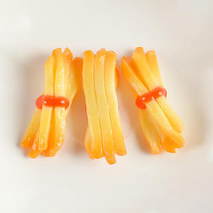 Assiette de snacks simulée, Frites, Modèle alimentaire, Accessoires de porte-clés DIY, Jeu de rôle, Jeu alimentaire, Accessoires photo - Product Image 1