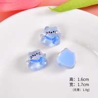 Nouvelle glace à travers Fine Flash Sculpture en résine pour petit animal Accessoires de rentrée scolaire